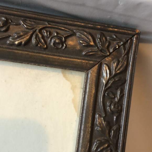 First Kiss by William Adolphe Bougeareau matted & ornate wood frame; 22” x 20” - Picture 5 of 11